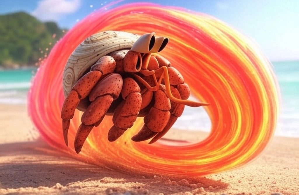 Rocky Runner the racing crab