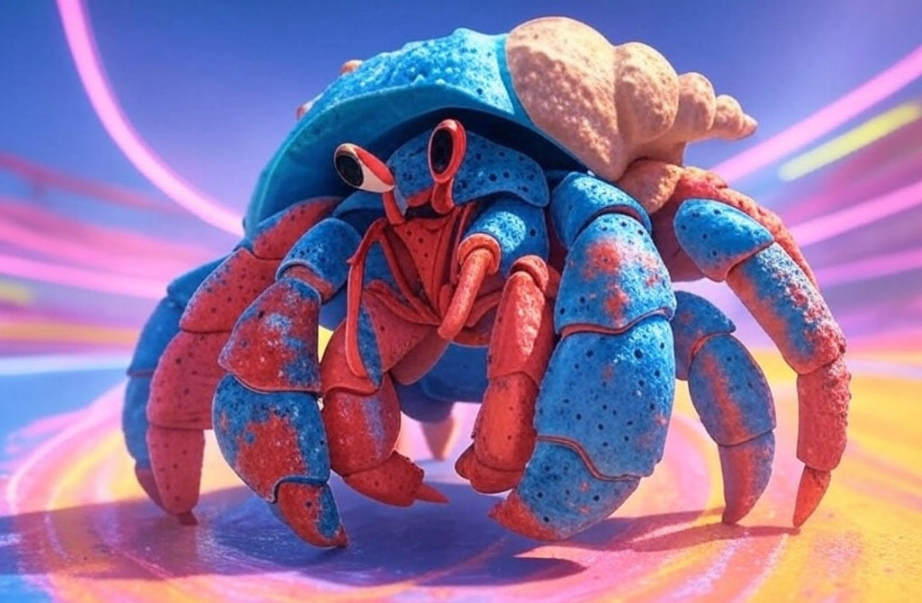 Shelly Swift the racing crab